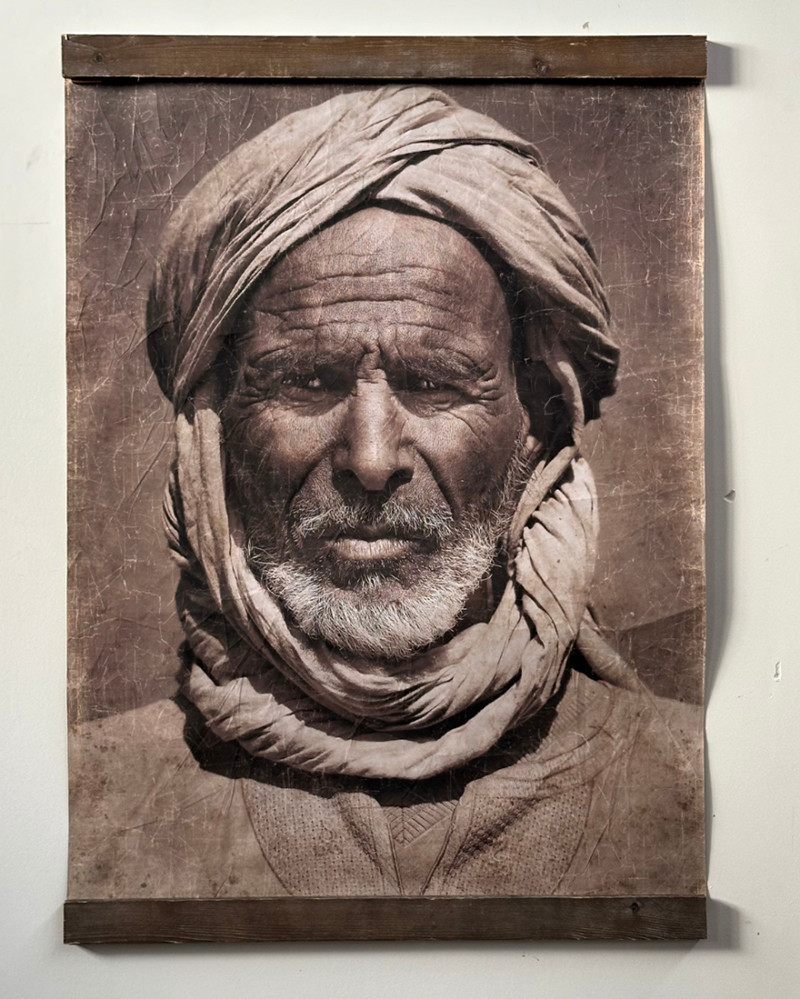 Creased paper Panel Touareg