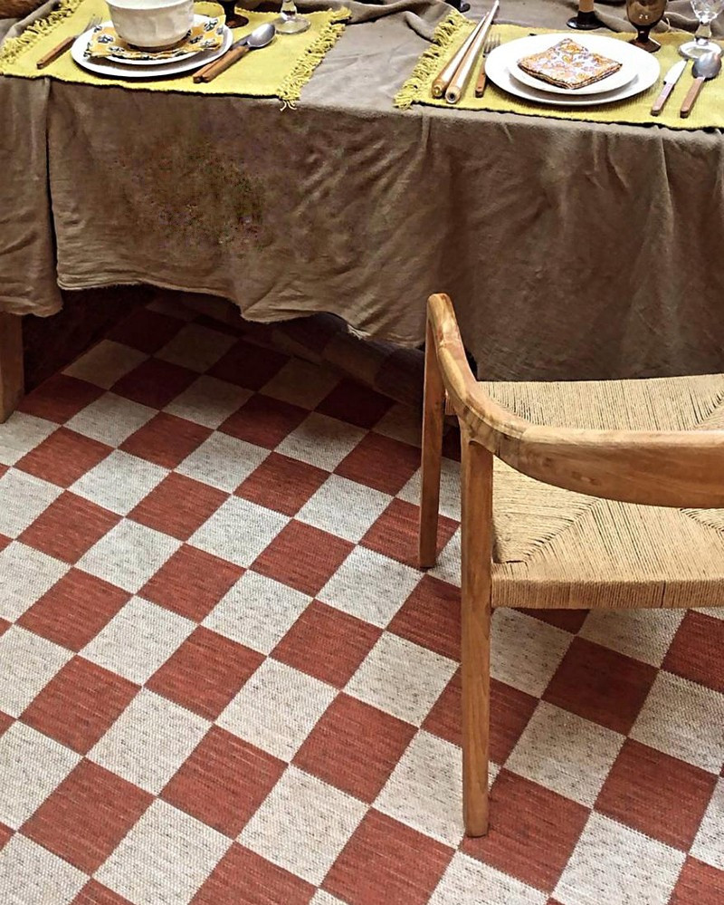 Tapis Square intérieur/extérieur