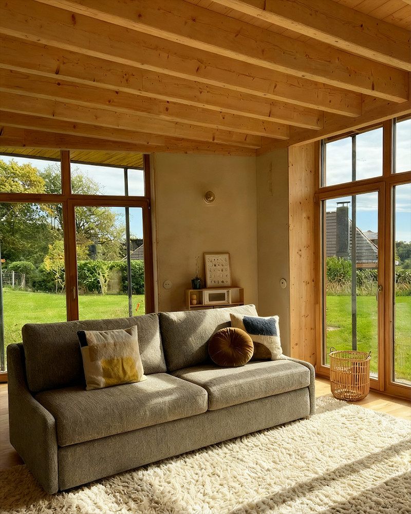 Convertible Linen Sofa BIDART 3PL
