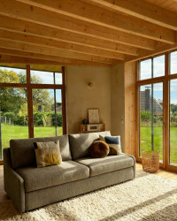 Convertible Linen Sofa BIDART 3PL