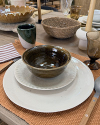Recycled ceramic bowl - differents colors