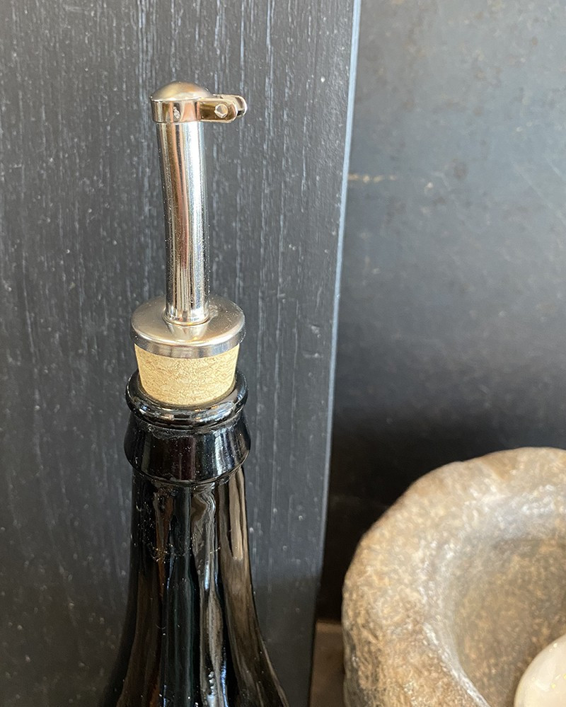 Bouchon doseur en métal & liège