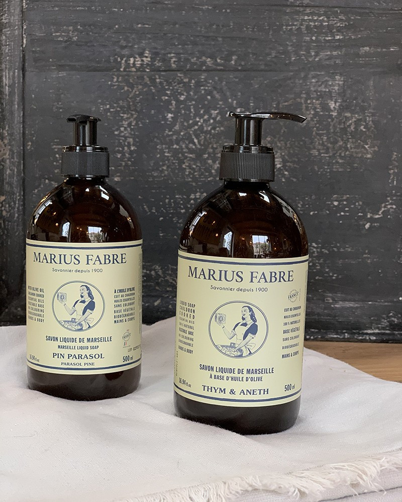 Savon de Marseille liquide à l'huile d'olive 500ml par Marius Fabre