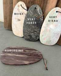 Oval marble cutting board