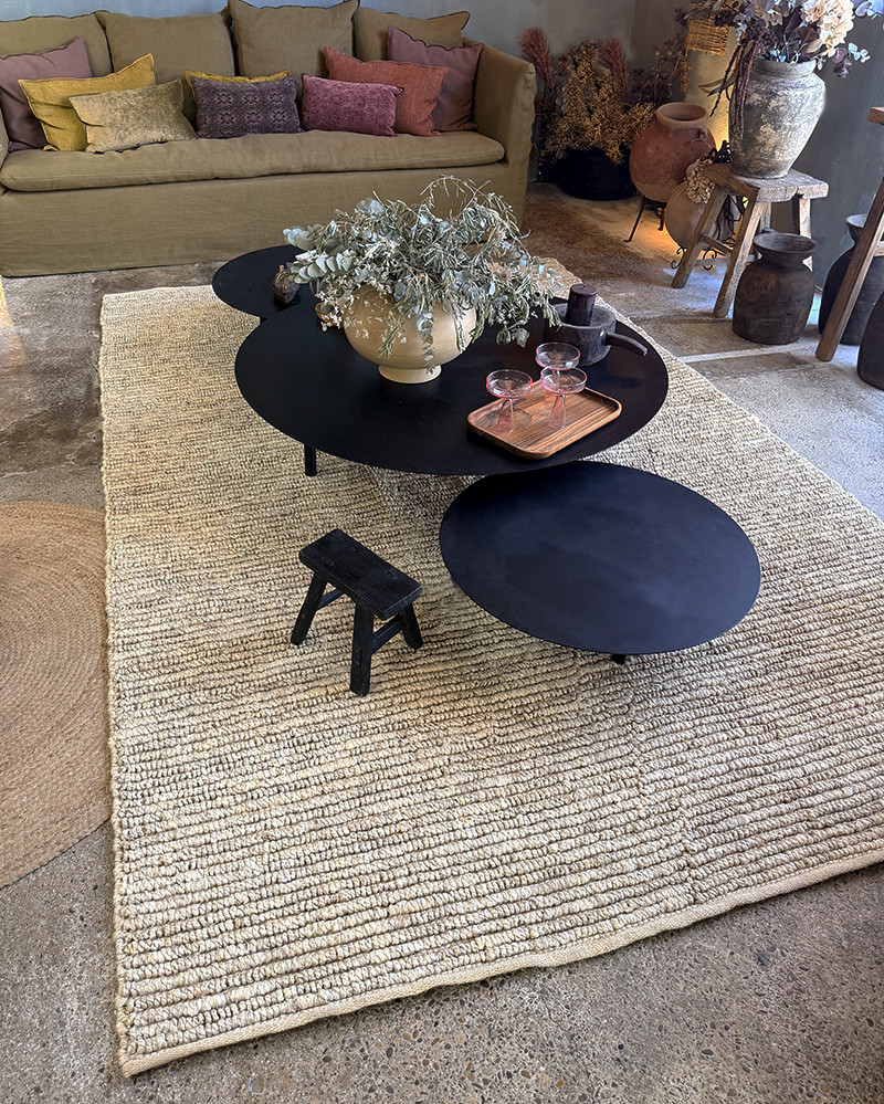 Kathu hand-woven jute rug