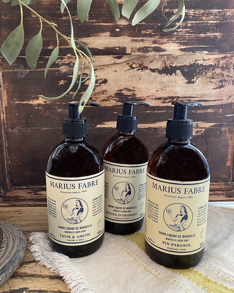 Savon de Marseille liquide à l'huile d'olive 500ml par Marius Fabre