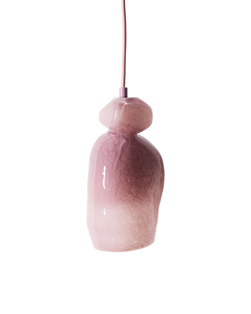 Glass pendant light