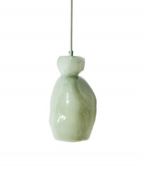 Glass pendant light