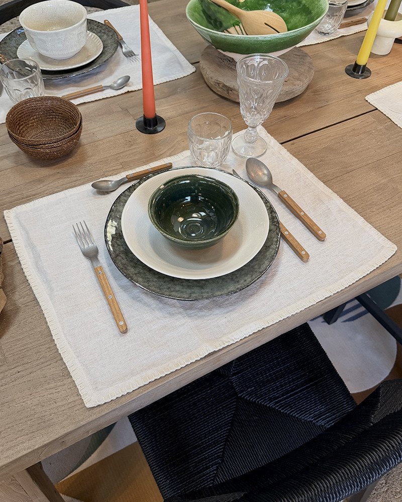 Linen placemat