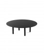 Round black metal Coffee Table -small model