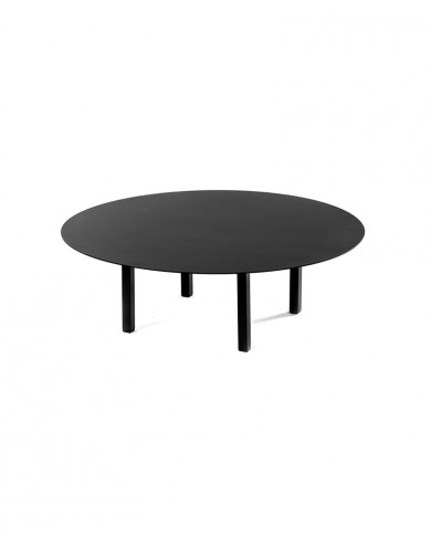 Table basse Métal ronde noir - petit modèle