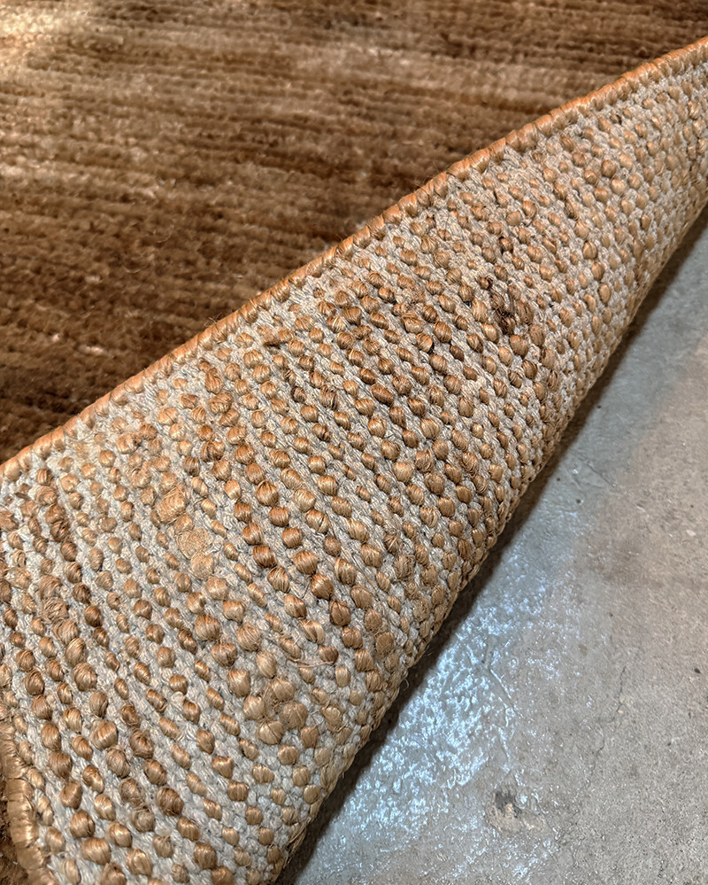 Tapis Bengale en jute & coton