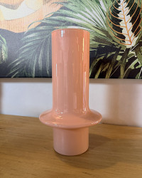 Recycled glass tube vase - available in several colors