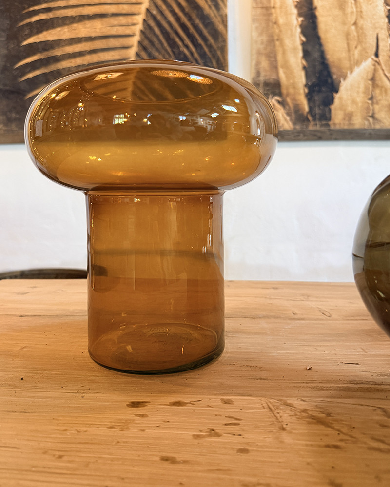 Vase Bubble en verre recyclé - plusieurs coloris