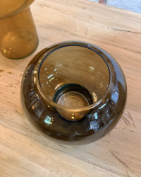 Vase Bubble en verre recyclé - plusieurs coloris