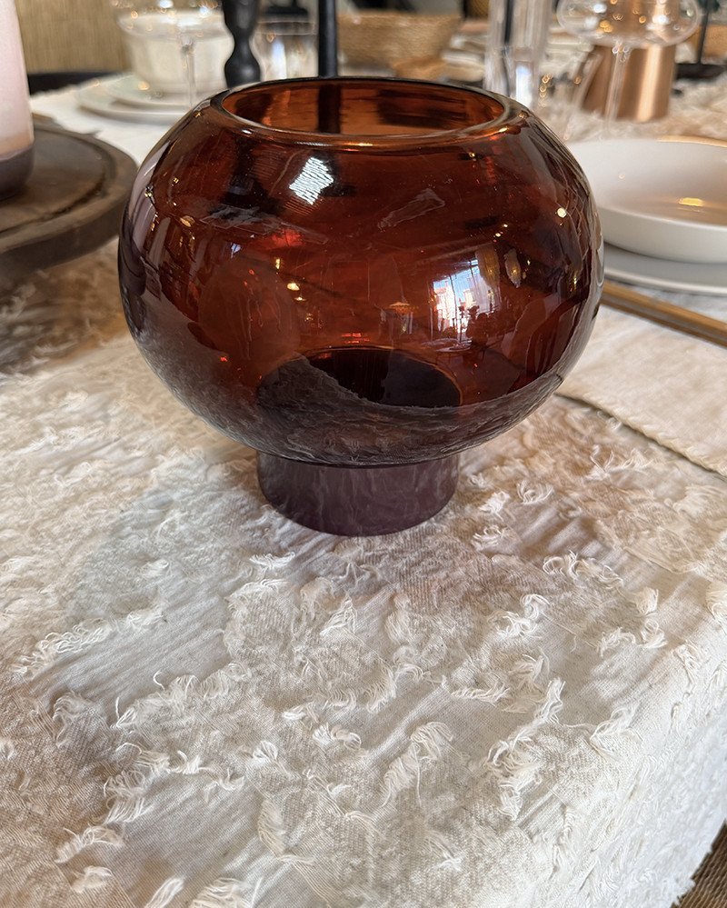 Vase Bubble en verre recyclé - plusieurs coloris
