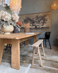 Table Rambla en teck brut