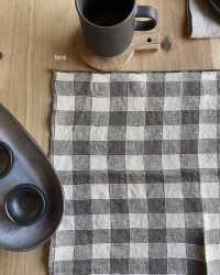 Set de table Vintage Vichy en Lin