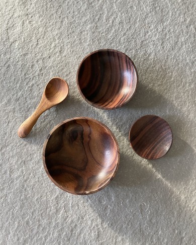 Rose wooden Small Bowl