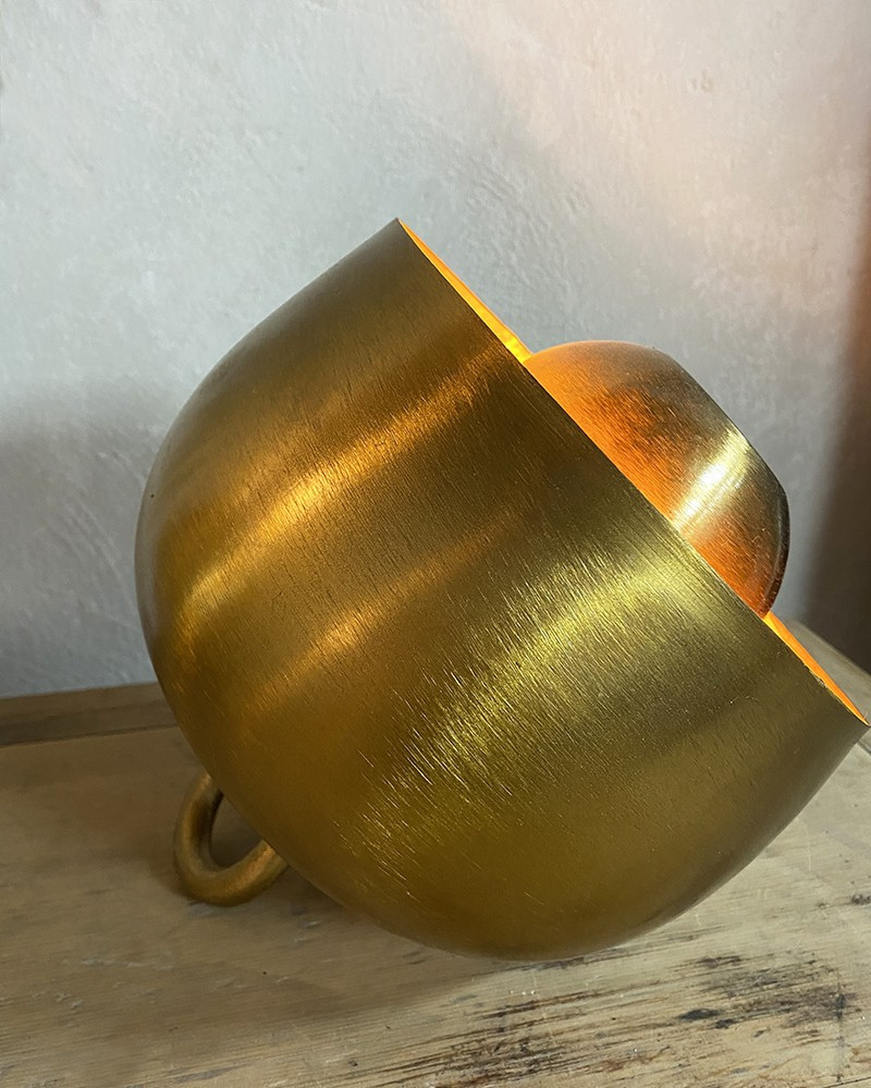 Lampe de sol Sum en métal doré
