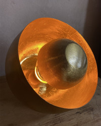 Lampe de sol Sum en métal doré