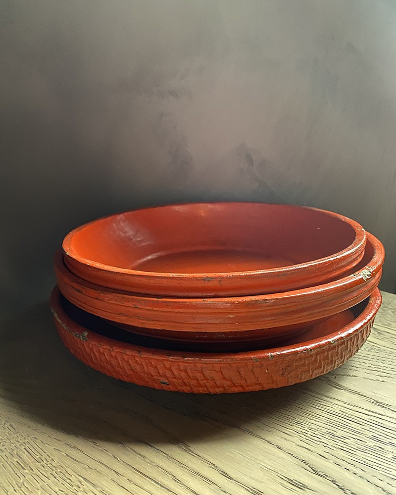 Lacquered wooden Bowl Birmane - unique piece