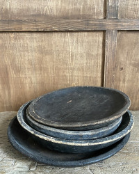 Assiette de Sumatra en bois - pièce unique