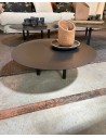 Round black metal Coffee Table - small model