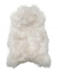 Peau de mouton Islandaise naturelle blanche/noire/taupe/rusty