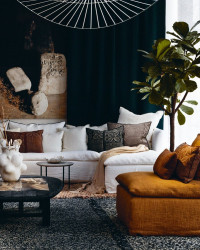 Linen Sofa Combination Boho 5pl - Modular