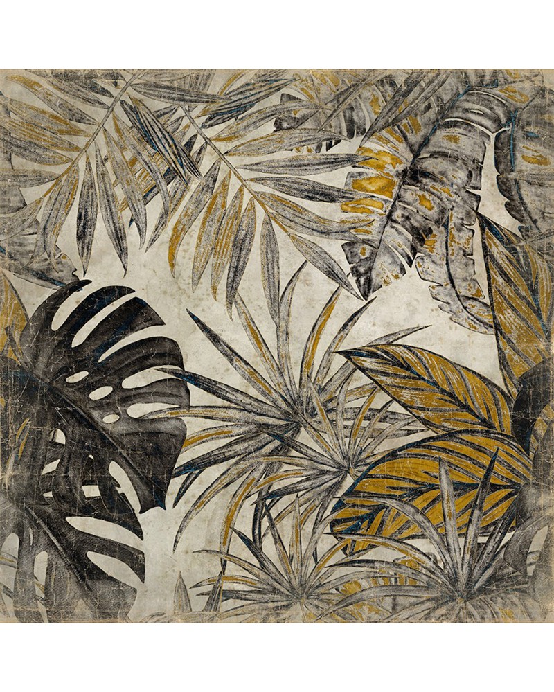 Creased paper Panel Ochre Vegetal