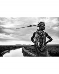 Canvas Print - Femme Karo sur la rive