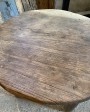 Round solid wooden Sidetable -unique piece
