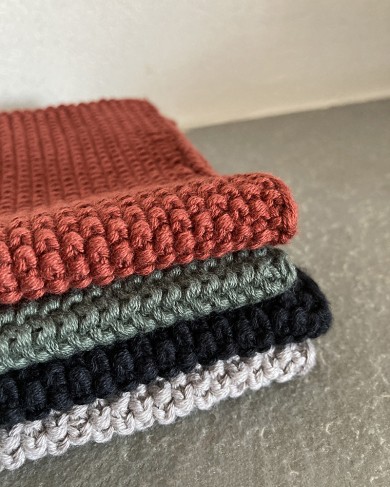 Knitted cotton Dishcloth