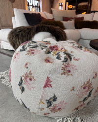 Pouf bulle en lin Wabi-Sabi par Maison de Vacances