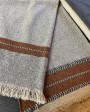 Wool & Linen Montana Rust Plaid by Libeco