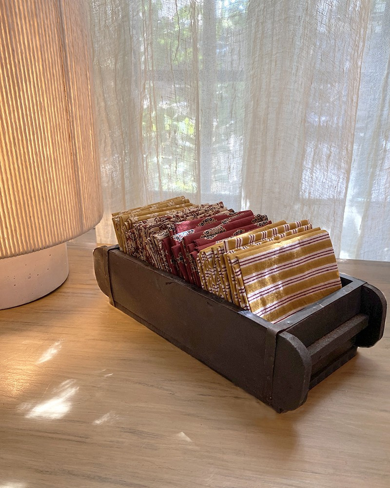 Boîte en bois recyclé