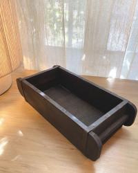 Boîte en bois recyclé