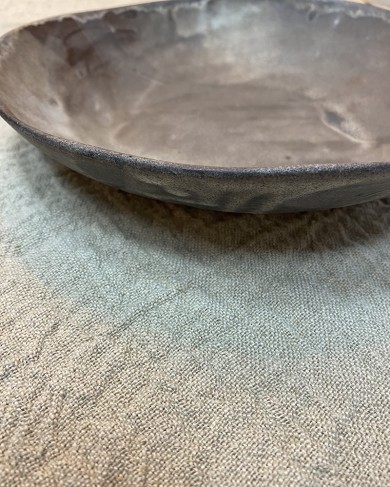 Ceramic Blackish Flow flat plate