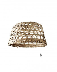 Suspension corbeille en bambou