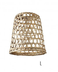 Suspension corbeille en bambou