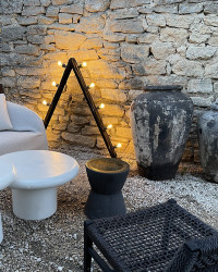 Candelabre extérieur Bright en acier