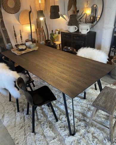 Table Space en chêne massif