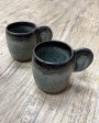 Coal Glazed Sandstone Cup & Spoon