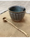 Écume Dashi bowl in glazed stoneware by Jars