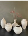 Vase blanc en céramique