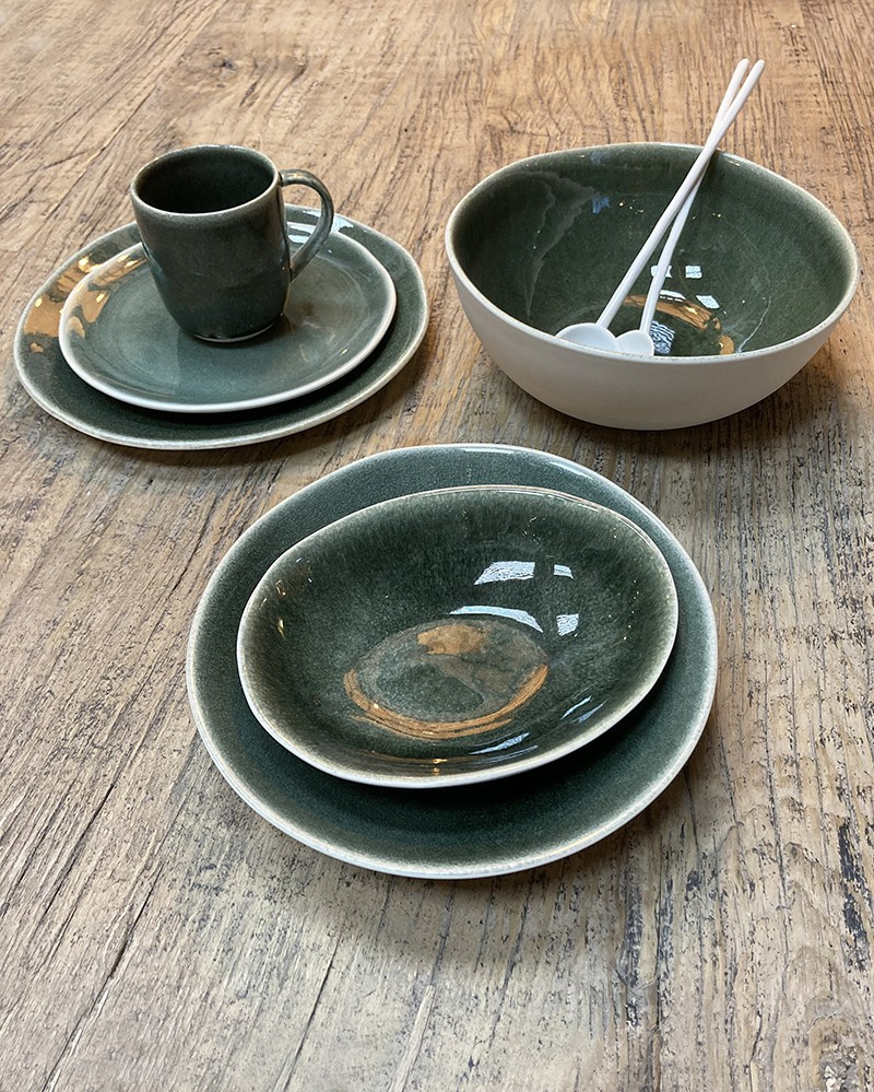 Storm Glazed Sandstone Maguelone Tableware by Jars