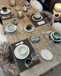 Storm Glazed Sandstone Maguelone Tableware by Jars