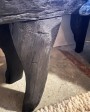 Table basse Coffee en teck brulé