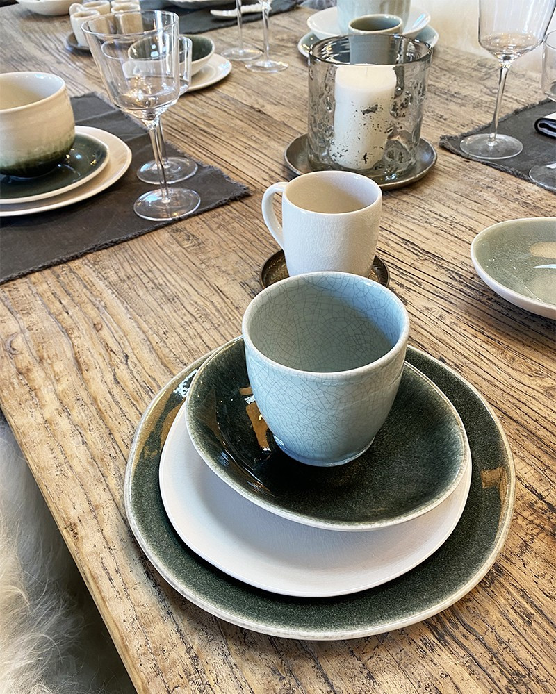 Storm Glazed Sandstone Maguelone Tableware by Jars